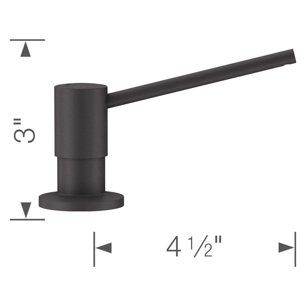 BLANCO Cinder 4 in. 10 oz. Kitchen Soap Dispenser 