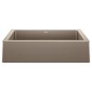 30 in. Farmhouse Silgranit Single Bowl Kitchen Sink in Truffle