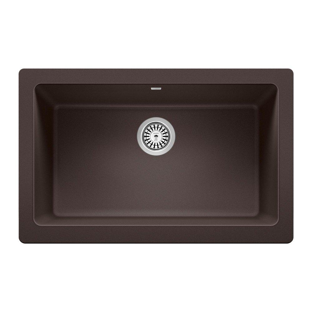 BLANCO Cafe 29-13/16 x 19 in. No Hole Granite Composite Single Bowl Farmhouse Kitchen Sink 