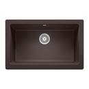 BLANCO Cafe 29-13/16 x 19 in. No Hole Granite Composite Single Bowl Farmhouse Kitchen Sink 