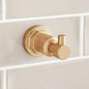 1-Hook Robe Hook in Brushed Gold