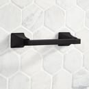 Signature Hardware Matte Black Wall Mount Toilet Tissue Holder 
