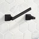 Signature Hardware Matte Black Wall Mount Toilet Tissue Holder 