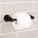 Pivoting Toilet Paper Holder in Matte Black