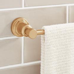 24 in. Towel Bar in Brushed Gold