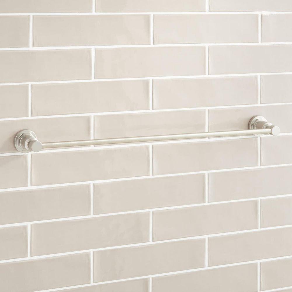Signature Hardware Brushed Gold 24 in. Towel Bar 