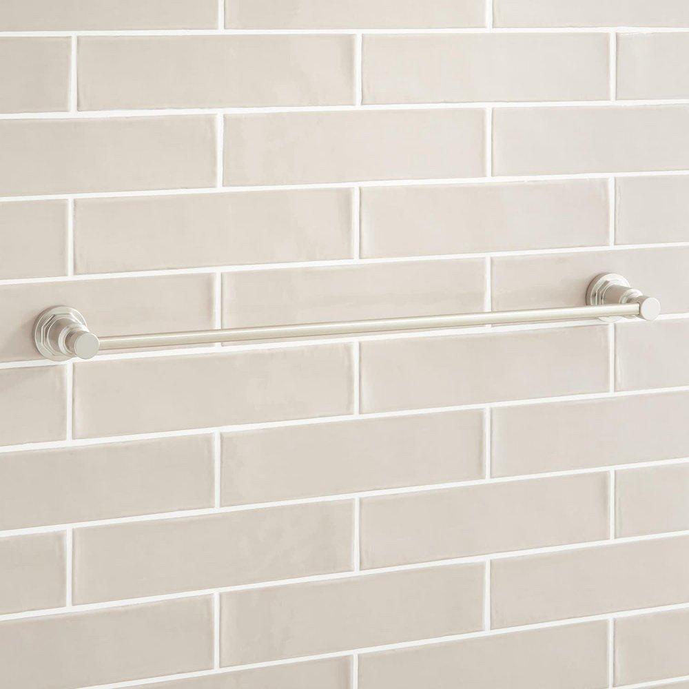 Signature Hardware Brushed Gold 26 in. Towel Bar 