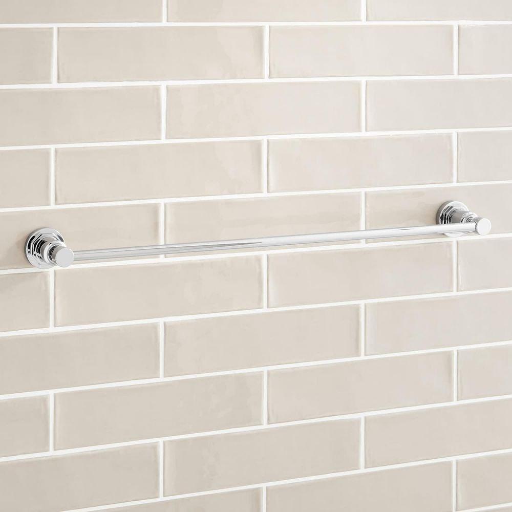 Signature Hardware Brushed Gold 24 in. Towel Bar 