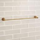 Signature Hardware Brushed Gold 24 in. Towel Bar 