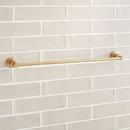 Signature Hardware Brushed Gold 24 in. Towel Bar 