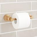 Wall Mount Toilet Tissue Holder in Brushed Gold