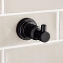 1-Hook Robe Hook in Matte Black