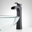 Single Handle Vessel Filler Bathroom Sink Faucet in Matte Black