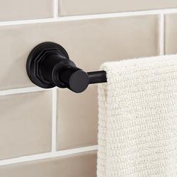 24 in. Towel Bar in Matte Black