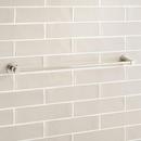 Signature Hardware Matte Black 26 in. Towel Bar 