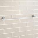 Signature Hardware Matte Black 26 in. Towel Bar 