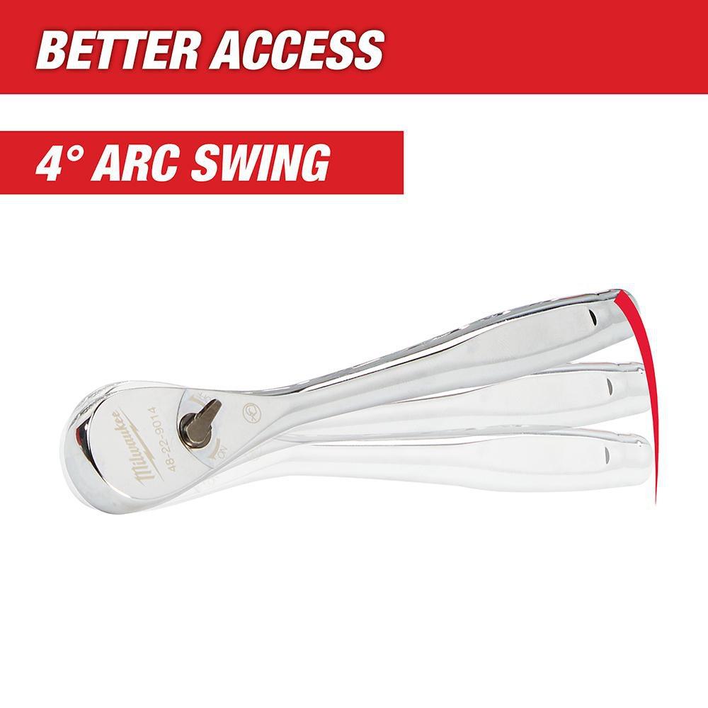 Milwaukee® Ratchet and Socket Set 2-Tool 