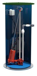 2 HP 30X72 Basin 2-Stage Simplex Grinder Pump Package 