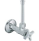 1/2 in. NPT Four Arm Angle Supply Stop Valve in Polished Chrome
