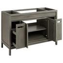 Signature Hardware Grey Wash 48 in. Floor Mount Vanity 
