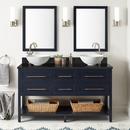 60 in. Floor Mount Vanity in Midnight Navy Blue