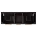 Signature Hardware Black 60 in. Floor Mount Vanity 