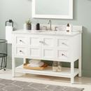 Signature Hardware White 48 in. Floor Mount Vanity 