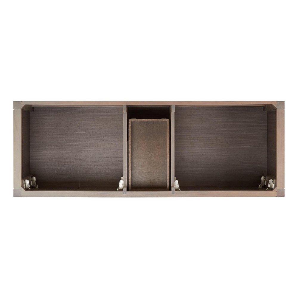 Signature Hardware Ash Brown 60 in. Floor Mount Vanity 