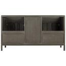 Signature Hardware Grey Wash 59-3/4 in. Floor Mount Vanity 