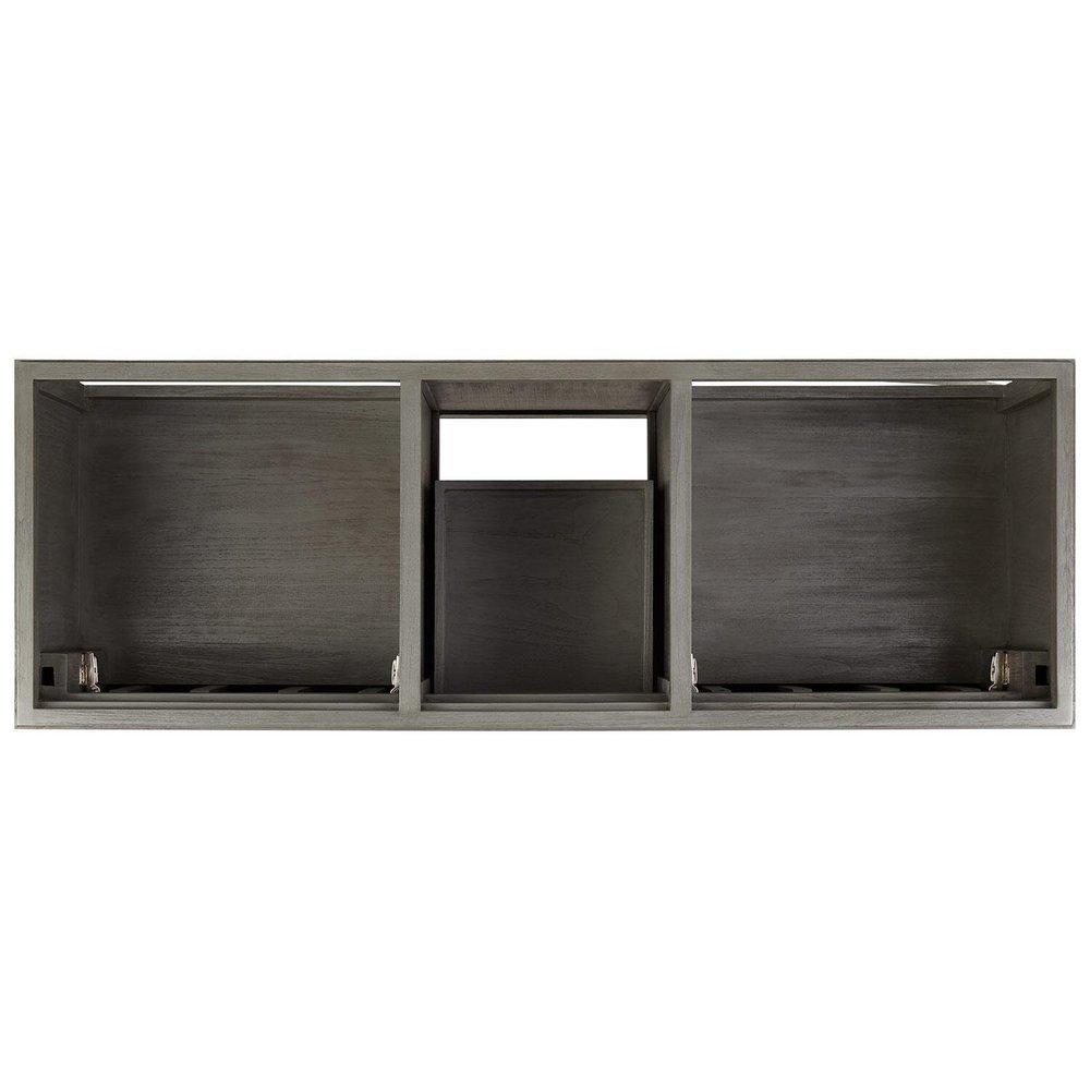 Signature Hardware Grey Wash 59-3/4 in. Floor Mount Vanity 