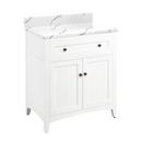 Signature Hardware White 30 in. Floor Mount Vanity 