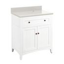 Signature Hardware White 30 in. Floor Mount Vanity 