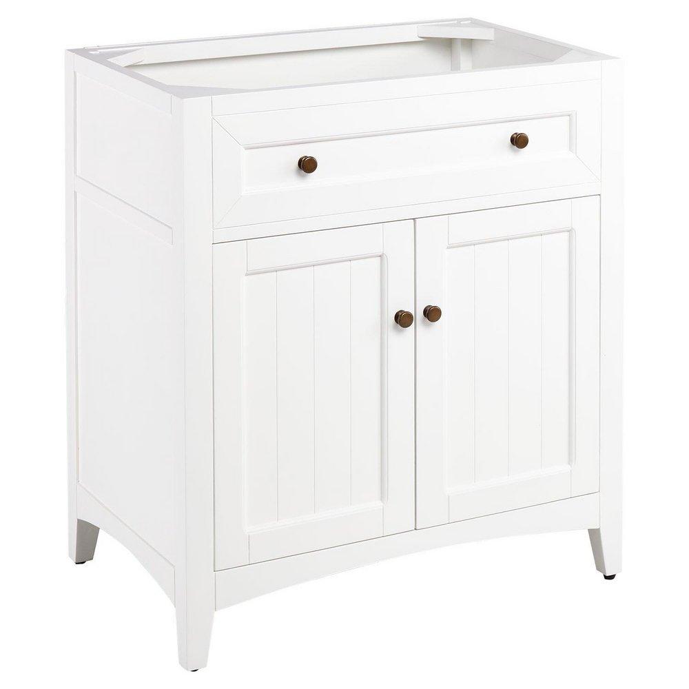 Signature Hardware White 30 in. Floor Mount Vanity 