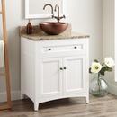 Signature Hardware White 30 in. Floor Mount Vanity 