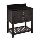 30 in. Floor Mount Vanity in Rustic Black