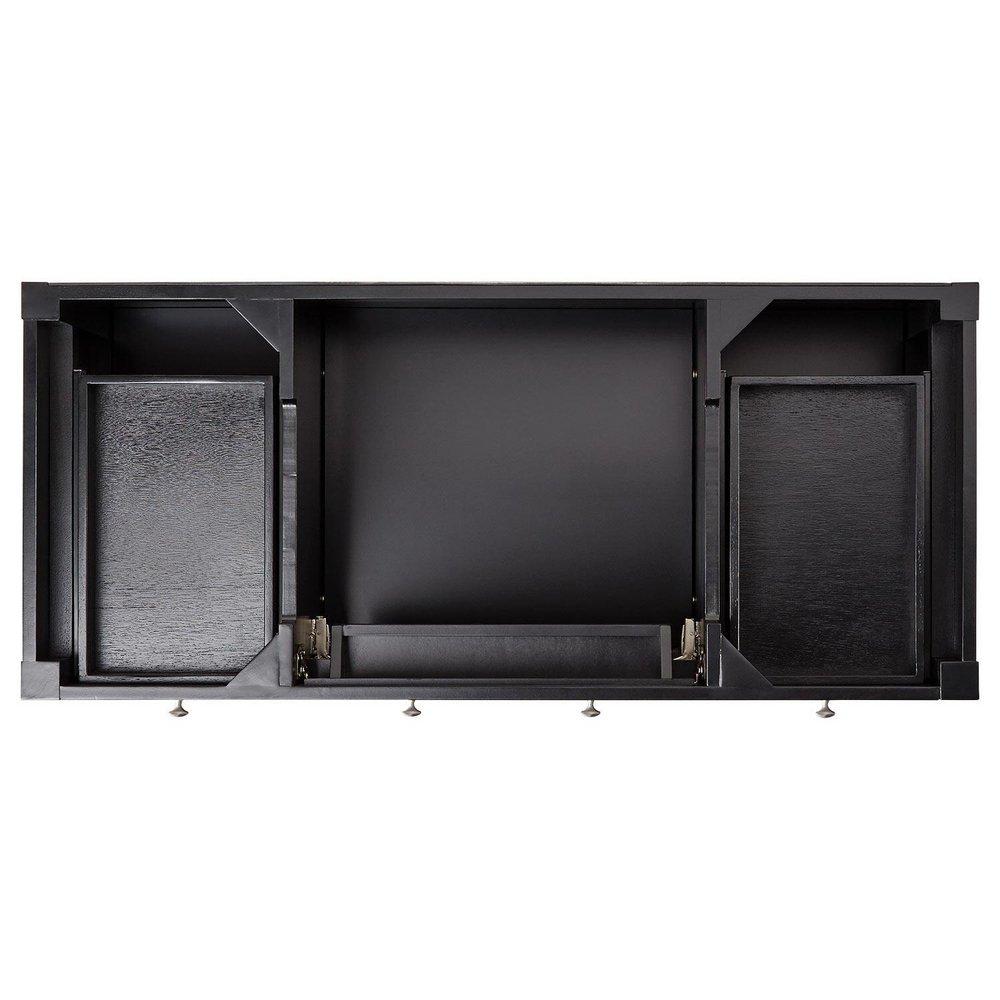 Signature Hardware Black 48 in. Floor Mount Vanity 