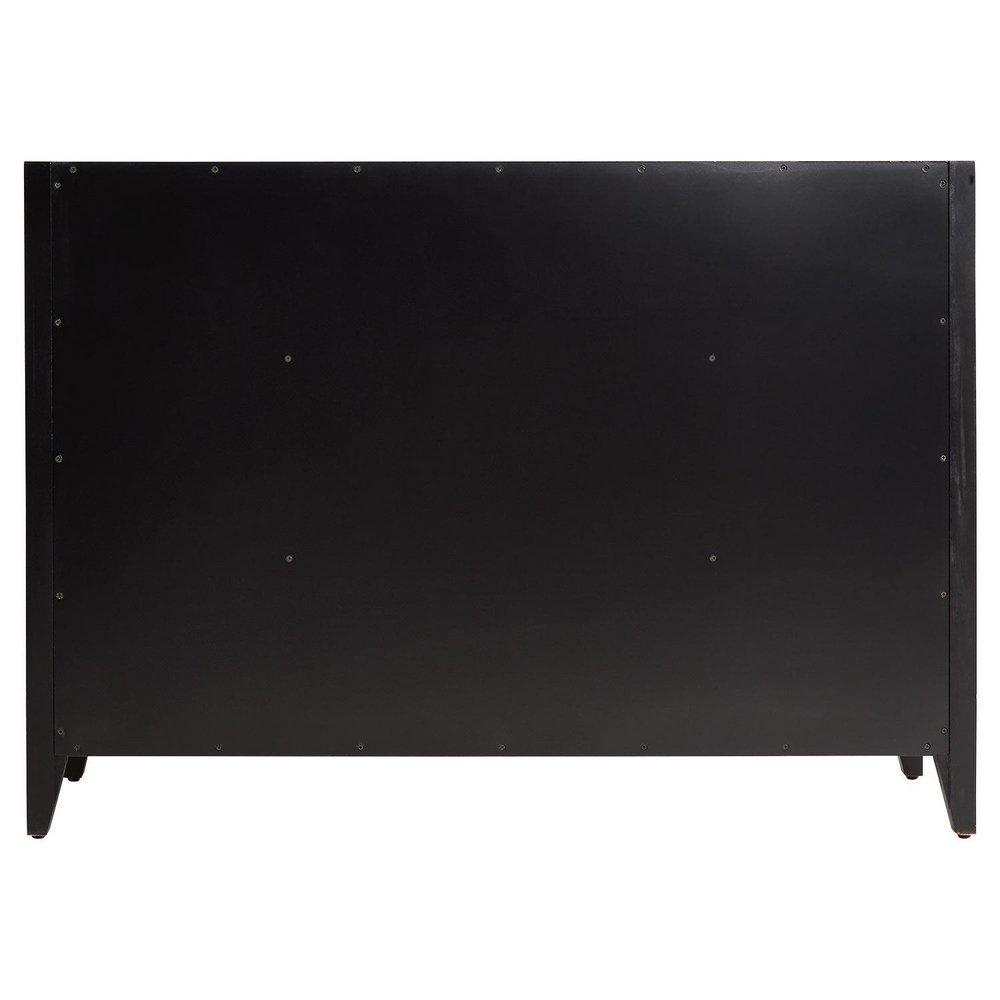 Signature Hardware Black 48 in. Floor Mount Vanity 