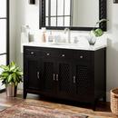 Signature Hardware Black 48 in. Floor Mount Vanity 