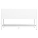 Signature Hardware Bright White 60 in. Floor Mount Vanity 
