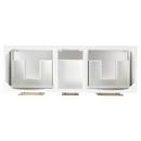 Signature Hardware Bright White 60 in. Floor Mount Vanity 