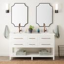 Signature Hardware Bright White 60 in. Floor Mount Vanity 
