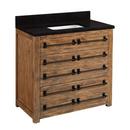 36 in. Floor Mount Vanity in Grey Wash