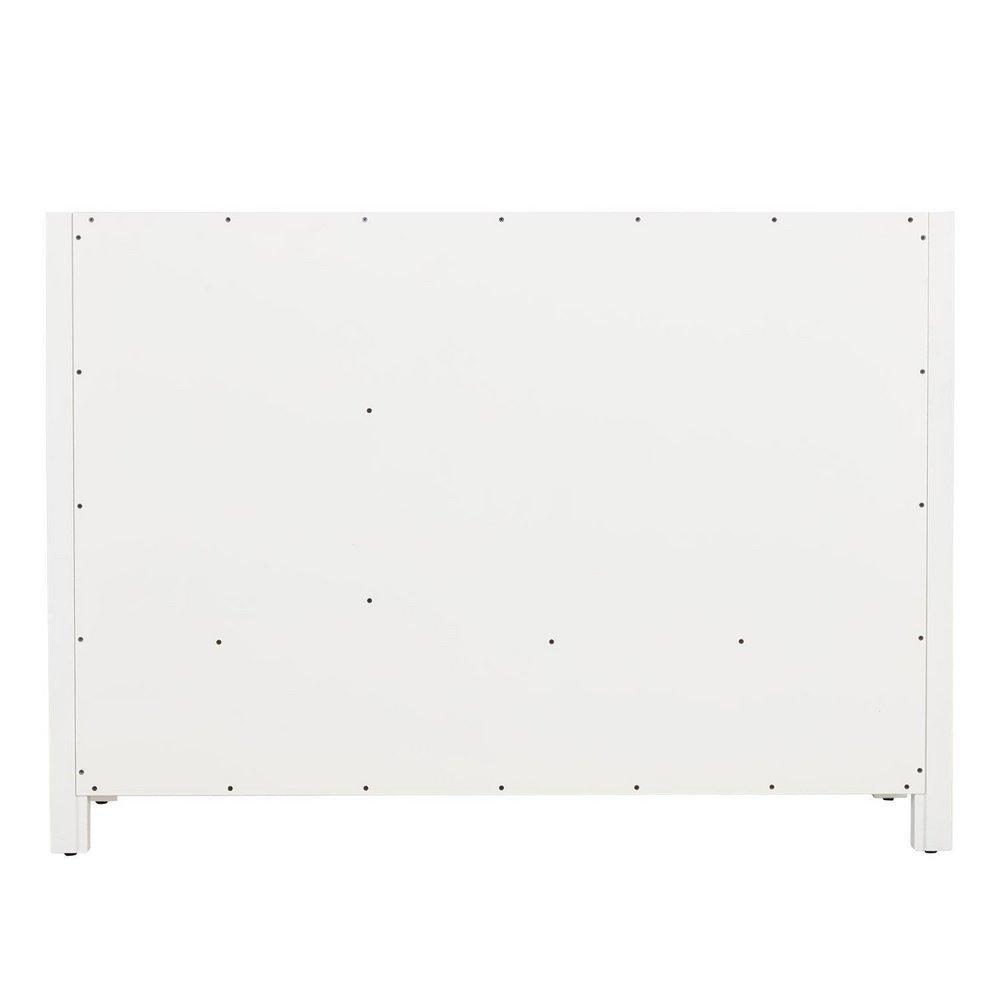 Signature Hardware Soft White 48 in. Floor Mount Vanity 