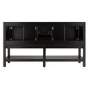 Signature Hardware Black 60 in. Floor Mount Vanity 