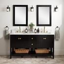 Signature Hardware Black 60 in. Floor Mount Vanity 