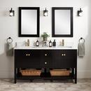 Signature Hardware Black 60 in. Floor Mount Vanity 