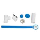 Dearborn Chrome Waste and Overflow Rough-in Kit with Test Plug 