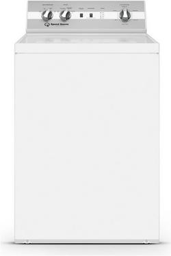 25-5/8 in. 3.2 cu. ft. Electric Stainless Steel Top Load Washer in White
