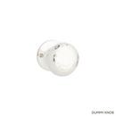 Signature Hardware Polished Nickel 2-1/4 in. Solid Brass Dummy Door Knob 