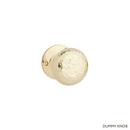 Signature Hardware Polished Brass 2-1/4 in. Solid Brass Dummy Door Knob 